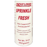 Sprinkle Fresh Carpet Freshener & Deodorizer Powder, Use on Upholstery, Garbage Cans & Dumpsters, 16 oz