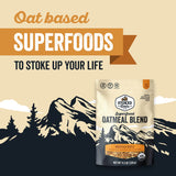 Stoked Oats - Mountain Maple High Protein, Low Sugar Breakfast - Gluten Free, High Fiber, Non GMO Oatmeal - Perfect for overnight oats (11.3oz)