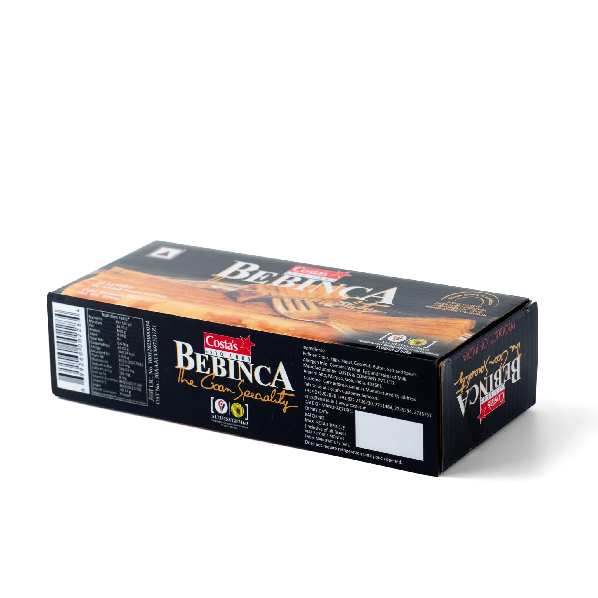 Costa's Bebinca 500g(Pack of 2)