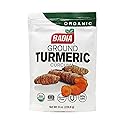 Badia Organic Turmeric Ground, 8 oz resealable bag - Premium Curcuma Seasoning for Cooking, Golden Flavor & Rich Aroma