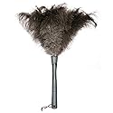 Midoneat Ostrich Feather Duster, Big and Soft and Fluffy Microfiber Duster,22 inch (Gray)