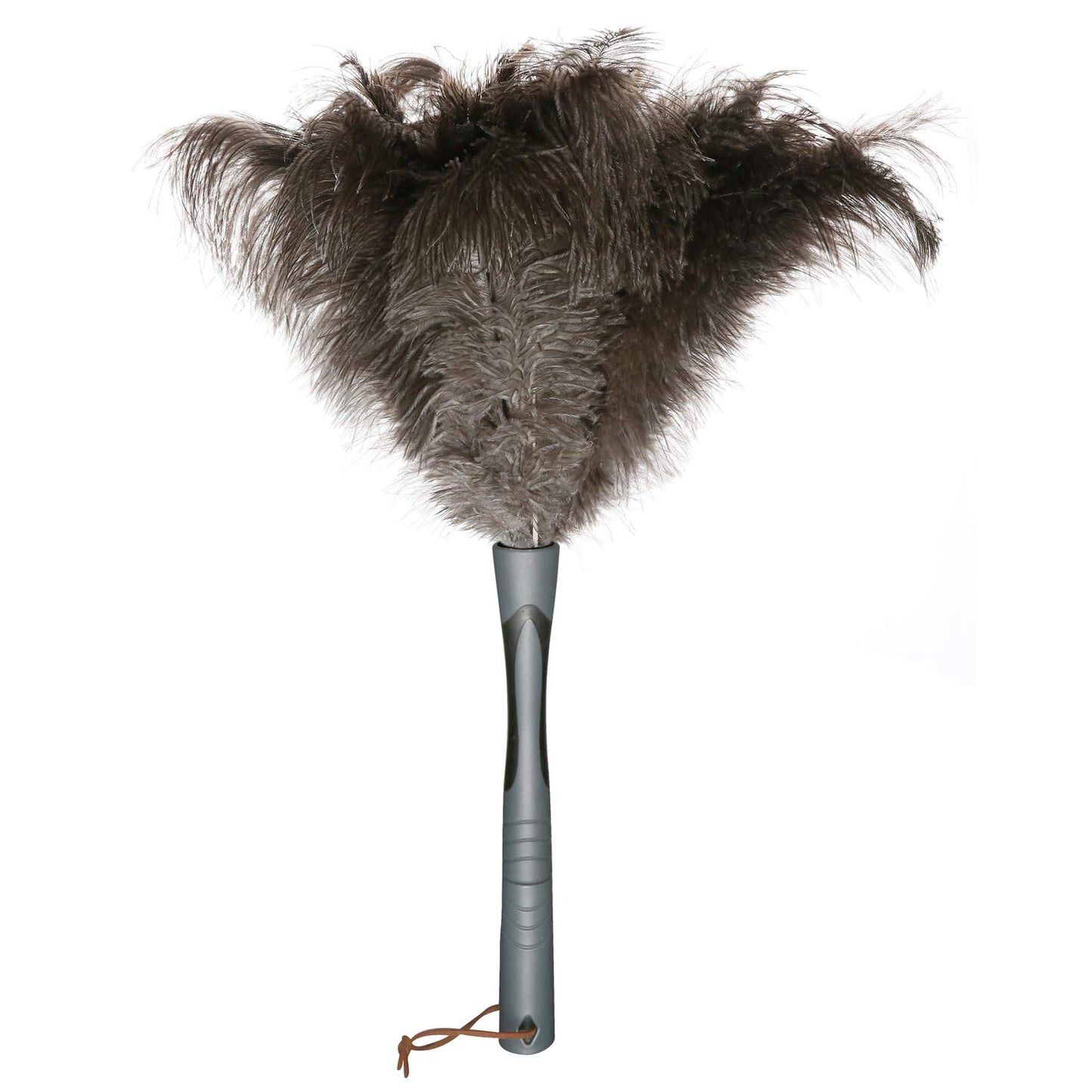Midoneat Ostrich Feather Duster, Big and Soft and Fluffy Microfiber Duster,22 inch (Gray)