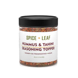 Premium Hummus & Tahini Seasoning Topper by SPICE + LEAF - Vegan Kosher Pesticide Free - Spice blend for Hummus, Tahini, Guacamole, Eggs, Salad, Fish