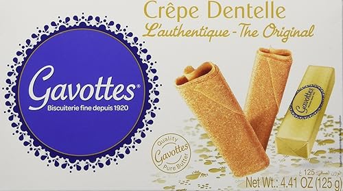 Gavottes Crepe Dentelle Cookies - 125 gr box (2 PACK)