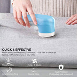 Fabric Shaver, Lint Remover for Clothes, Electric Lint Remover with 3 Replaceable Blades, Removes Fabric Pills, Rechargeable Sweater Defuzzer Pill