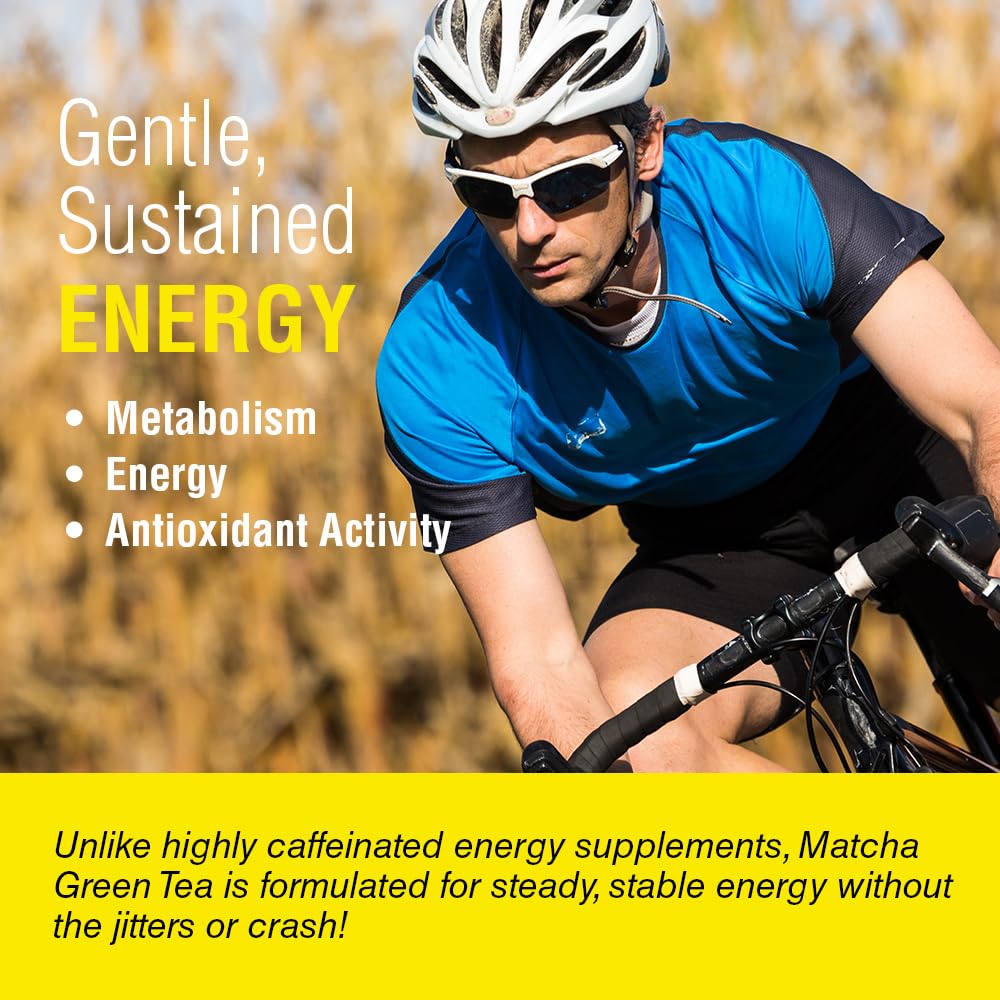 SOLARAY Matcha Green Tea 300 mg | Healthy Energy, Antioxidant, Mood Metabolism Support | 100 VegCaps