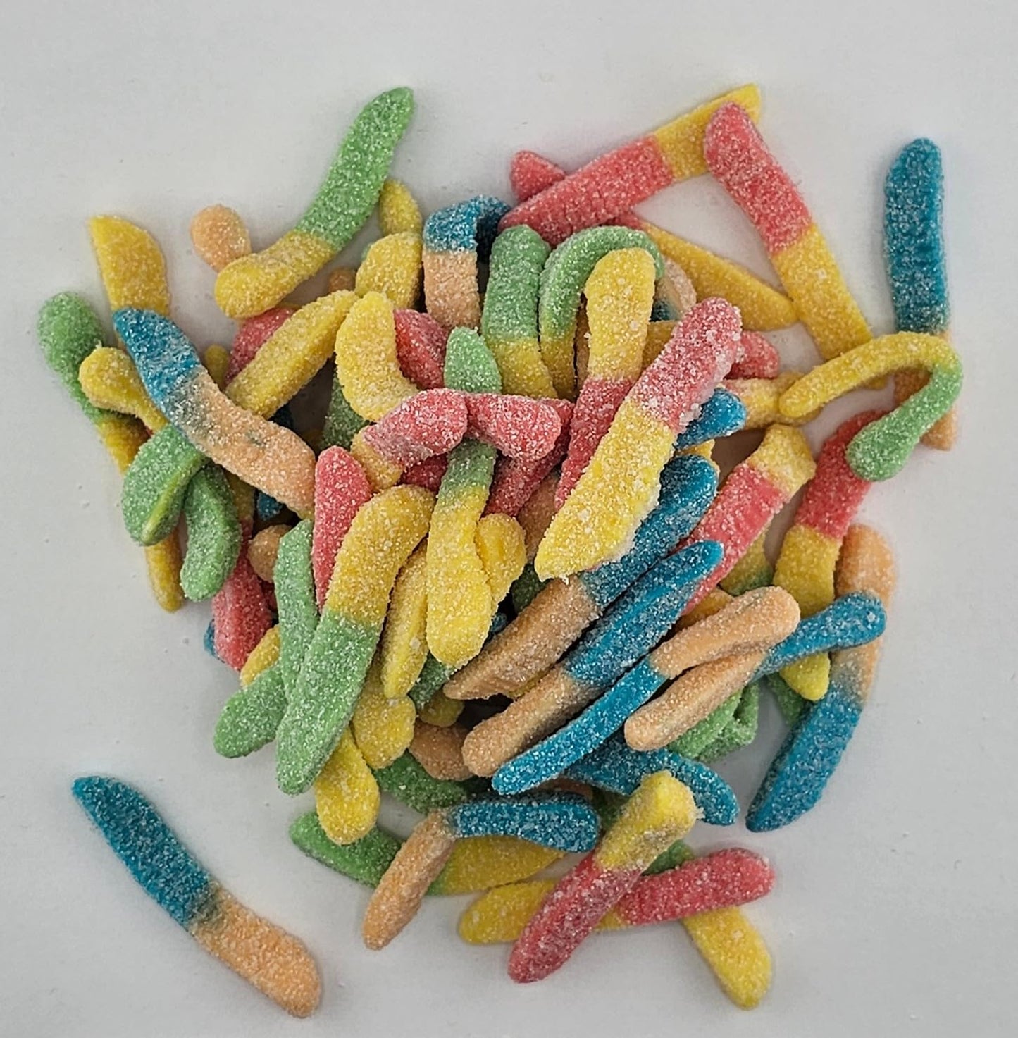 MiMa MiMa Assorted Sour Gummy Candy - Tangy, Chewy SOUR Candy in Fun Shapes - Holiday Candy for Christmas Gifts & Stocking Stuffers - Sour Neon Worms