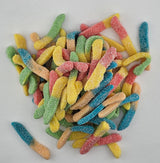 MiMa MiMa Assorted Sour Gummy Candy - Tangy, Chewy SOUR Candy in Fun Shapes - Holiday Candy for Christmas Gifts & Stocking Stuffers - Sour Neon Worms