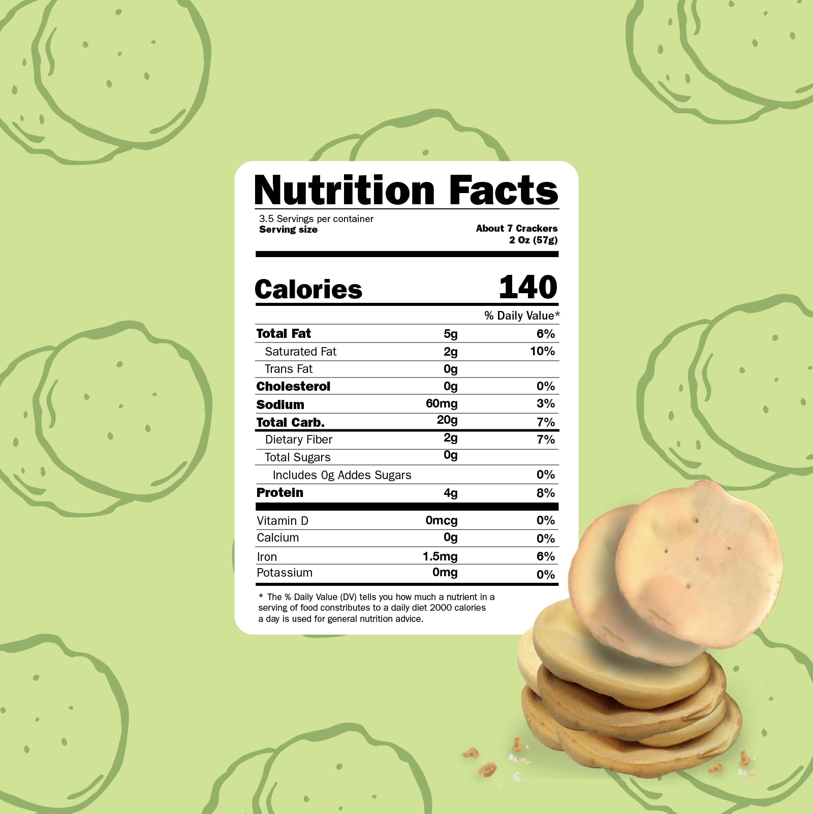 Fresh Wheat Crackers, Round Crunchy Thins, Lightly Salted Baked Snack, Crispy & Ideal for Dips and Charcuterie Boards | PINTON | 7 oz - Pack of 3
