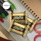 Mini Milky_Way Chocolate Bars - 1 lbs Fun Size Irresistible Mini Treats - Individually Wrapped Bulk Chocolate Candy - Delicious Sweets for Christmas