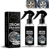 increnobl Iron Eraser Rust Remover Spray, Iron Powder Remover for Car Wheels & Paint, Fast Acting Iron Remover and Brake Dust Cleaner, Professional