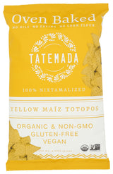 Tatemada Organic Yellow Maíz Totopos, 8.81 OZ (6 pack)