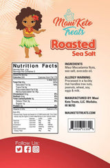 Maui Keto Treats Macadamia Nuts Roasted with Sea Salt - Rich in Vitamins, and Minerals Grown on Maui - 2 Ounces (Roasted Sea Salt)