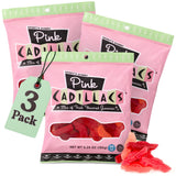 Pink Cadillacs Natural Gummy Candy(5.2 Ounce Bag) - Pack of 3 Bags