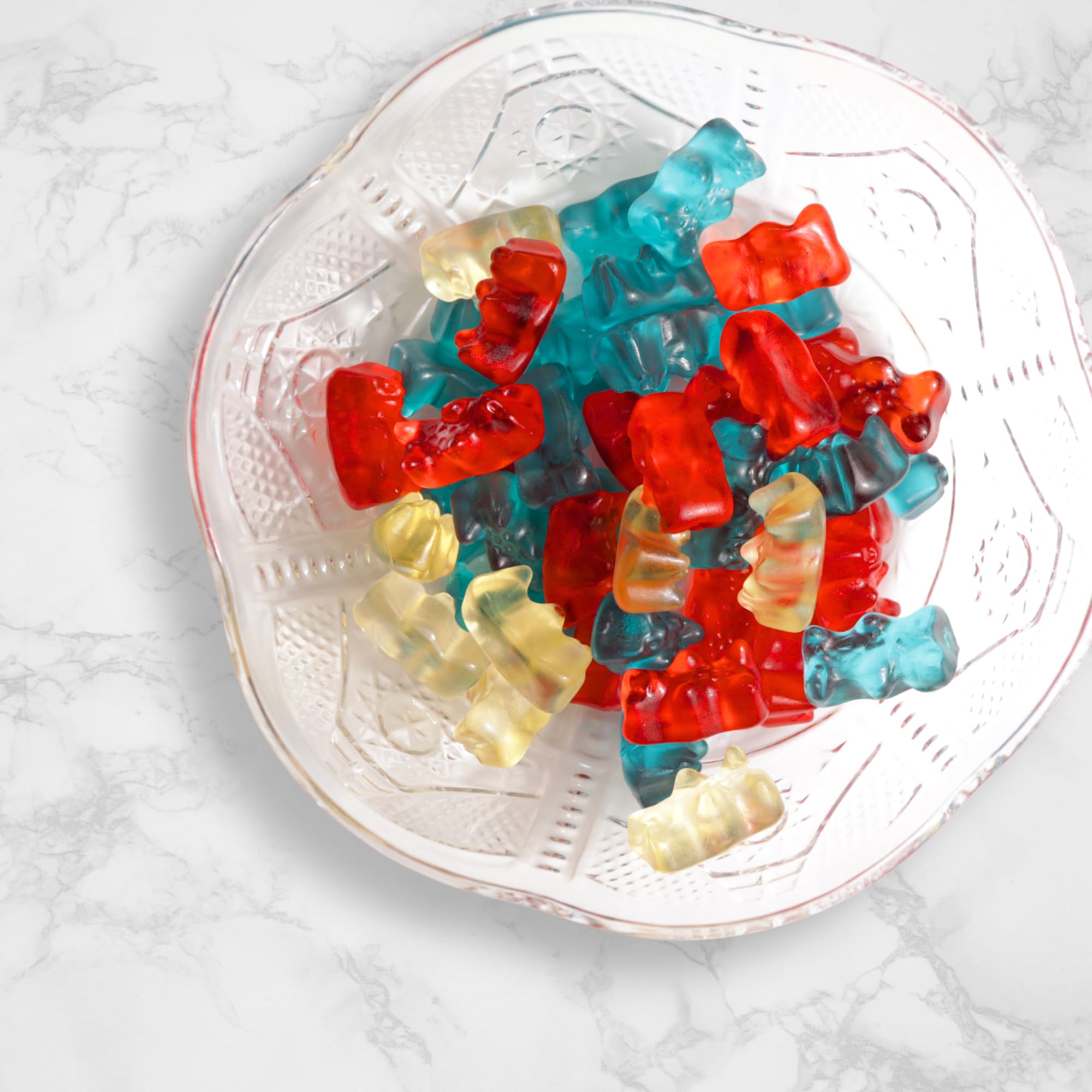 Haribo Goldbears Patriotic 4th of July Gummy Bears, Red, White, and Blue Candy, Independence Day, 4 Ounces, Pack of 3