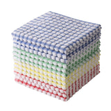 clwellge Kitchen Dish Cloths 12pcs, Bulk Cotton Absorbent Dish Rags, Perfect Cleaning Cloths for Household and Commercial Uses