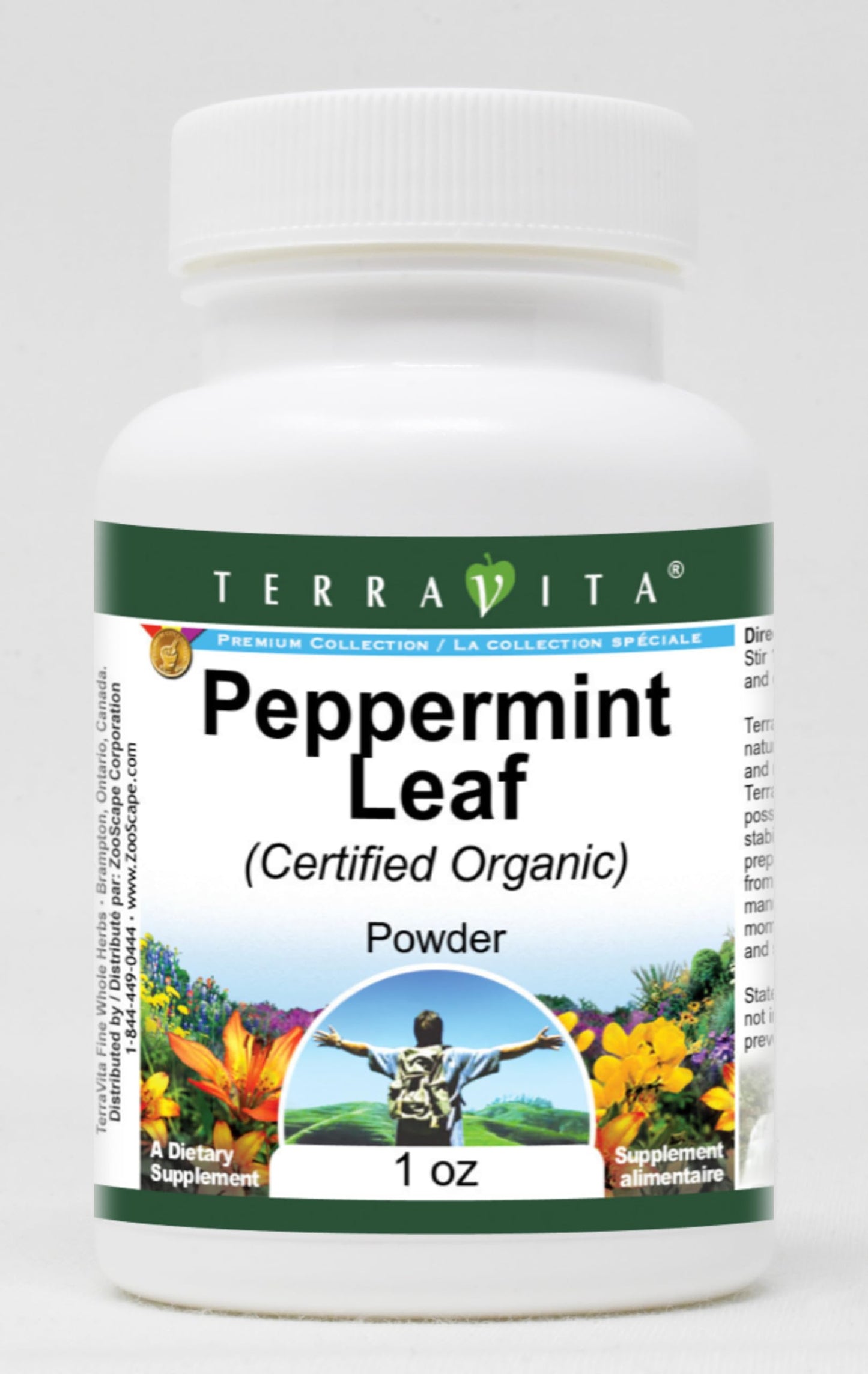 Peppermint Leaf (Certified Organic) Powder (1 oz, ZIN: 518655) - 3 Pack