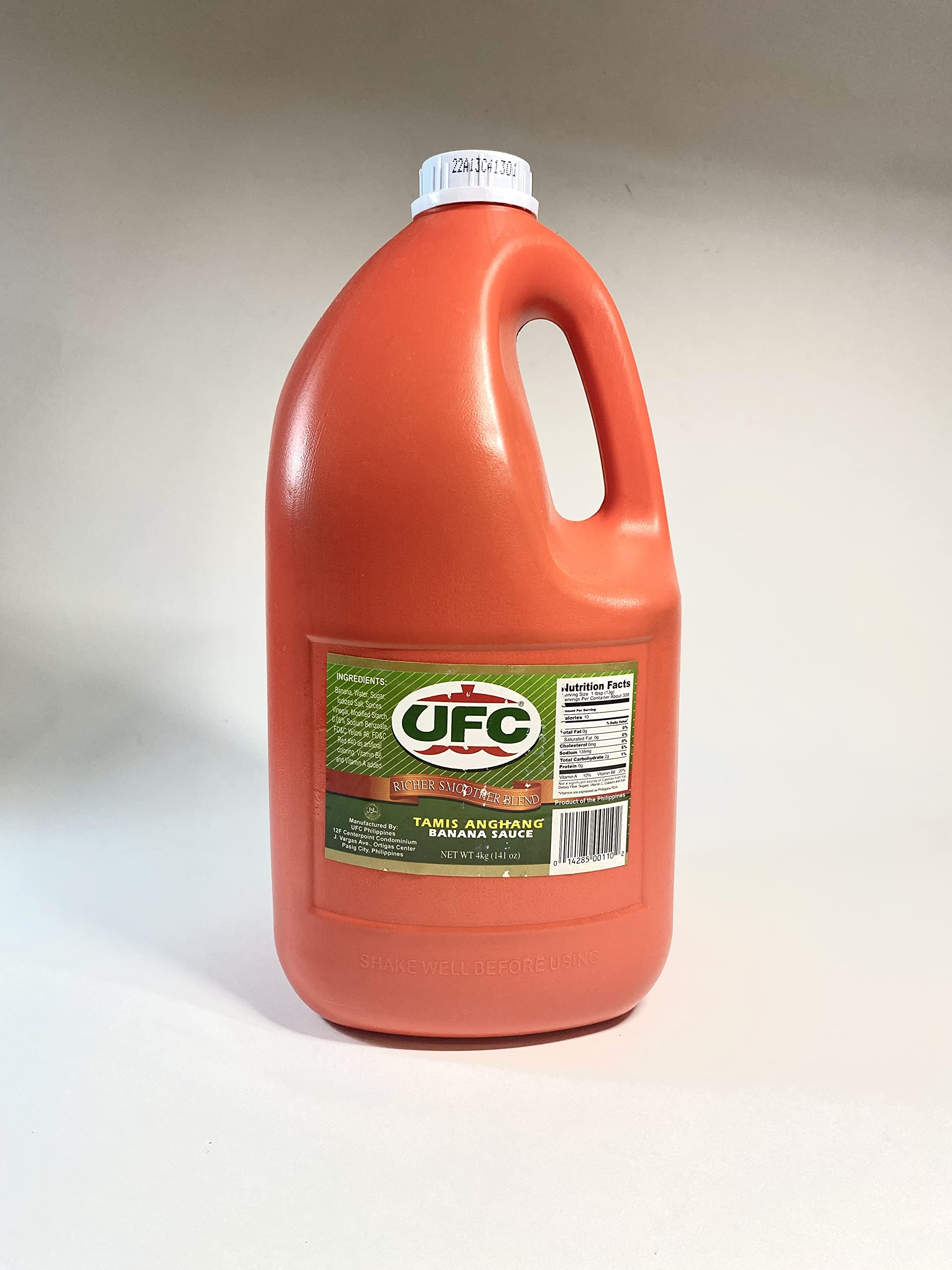 UFC Tamis Anghang Banana Sauce, Large 4kg Bottle, Filipino Condiment