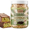 Ceres Gourmet Dubai Chocolate Crunchy Spread with Roasted Hazelnut Pieces, Spoonful Chocolate Snack with Crispy Kataifi and Smooth Pistachio Cream