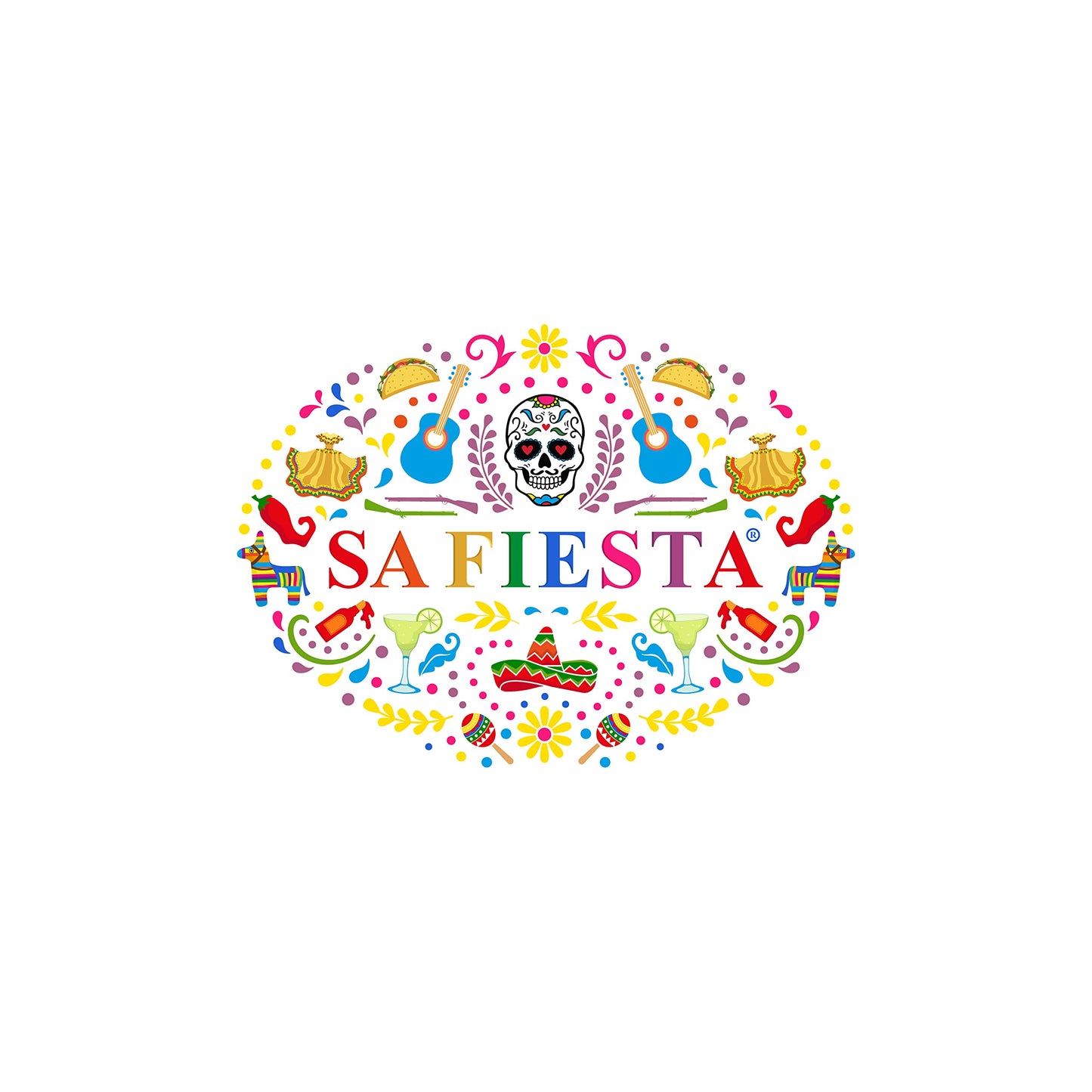 SA Fiesta Hot Sauce, A Perfect Balance of Heat and Flavor, Gourmet, Versatility For All Kinds of Foods, Carolina Reaper Pepper Flavored, Exquisite