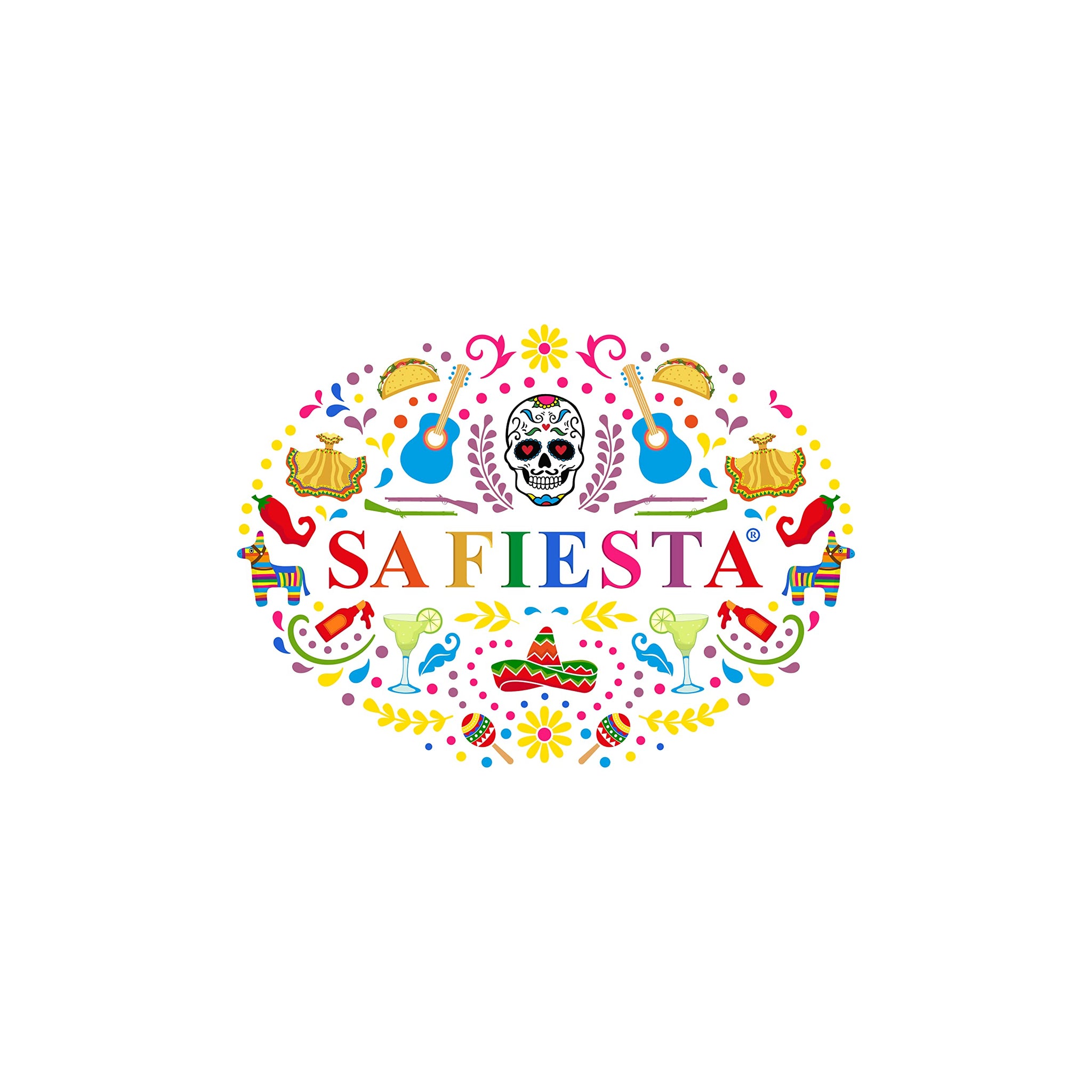 SA Fiesta Hot Sauce, A Perfect Balance of Heat and Flavor, Gourmet, Versatility For All Kinds of Foods, Carolina Reaper Pepper Flavored, Exquisite