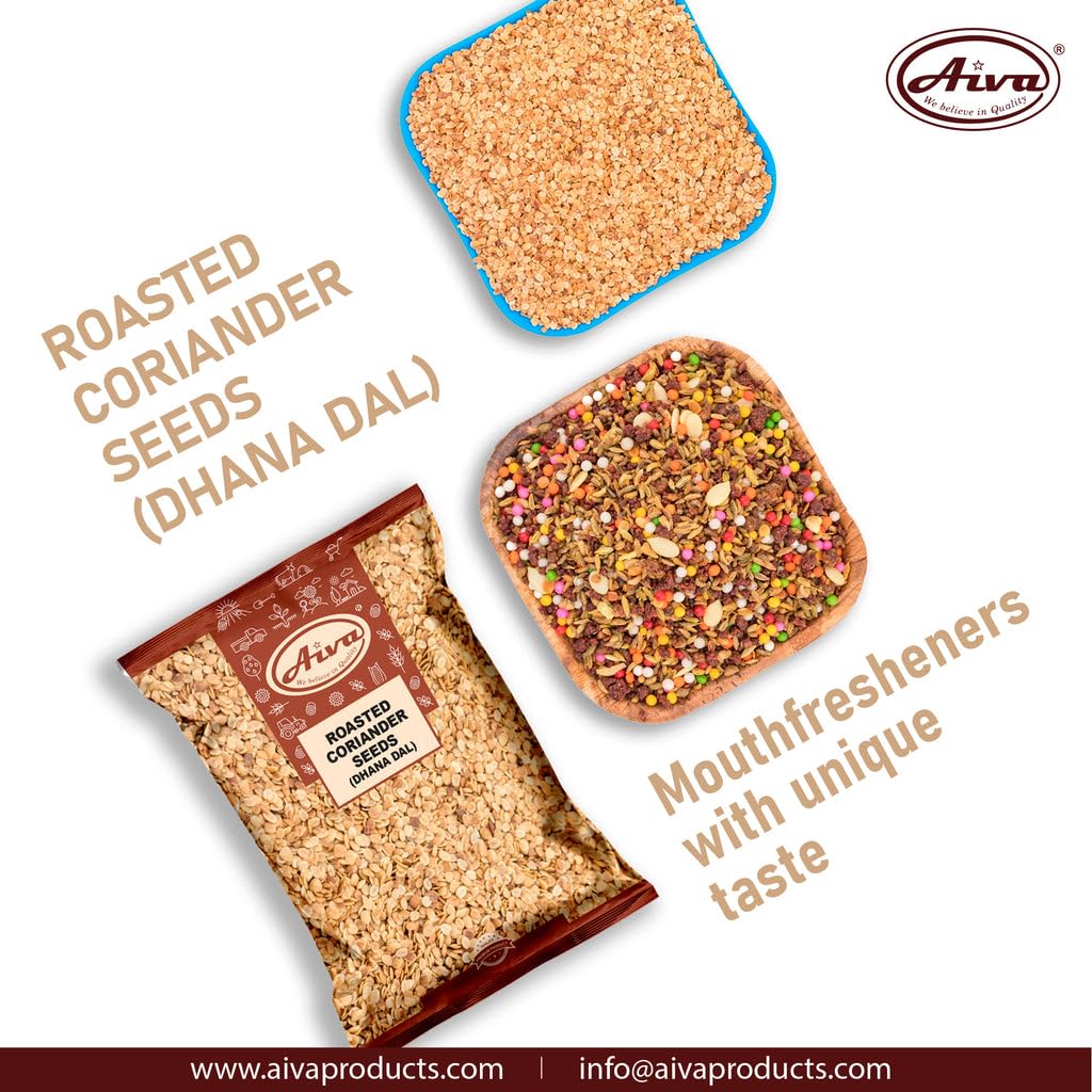 Aiva Roasted Coriander Seeds (Dhana Dal) (5 lb)