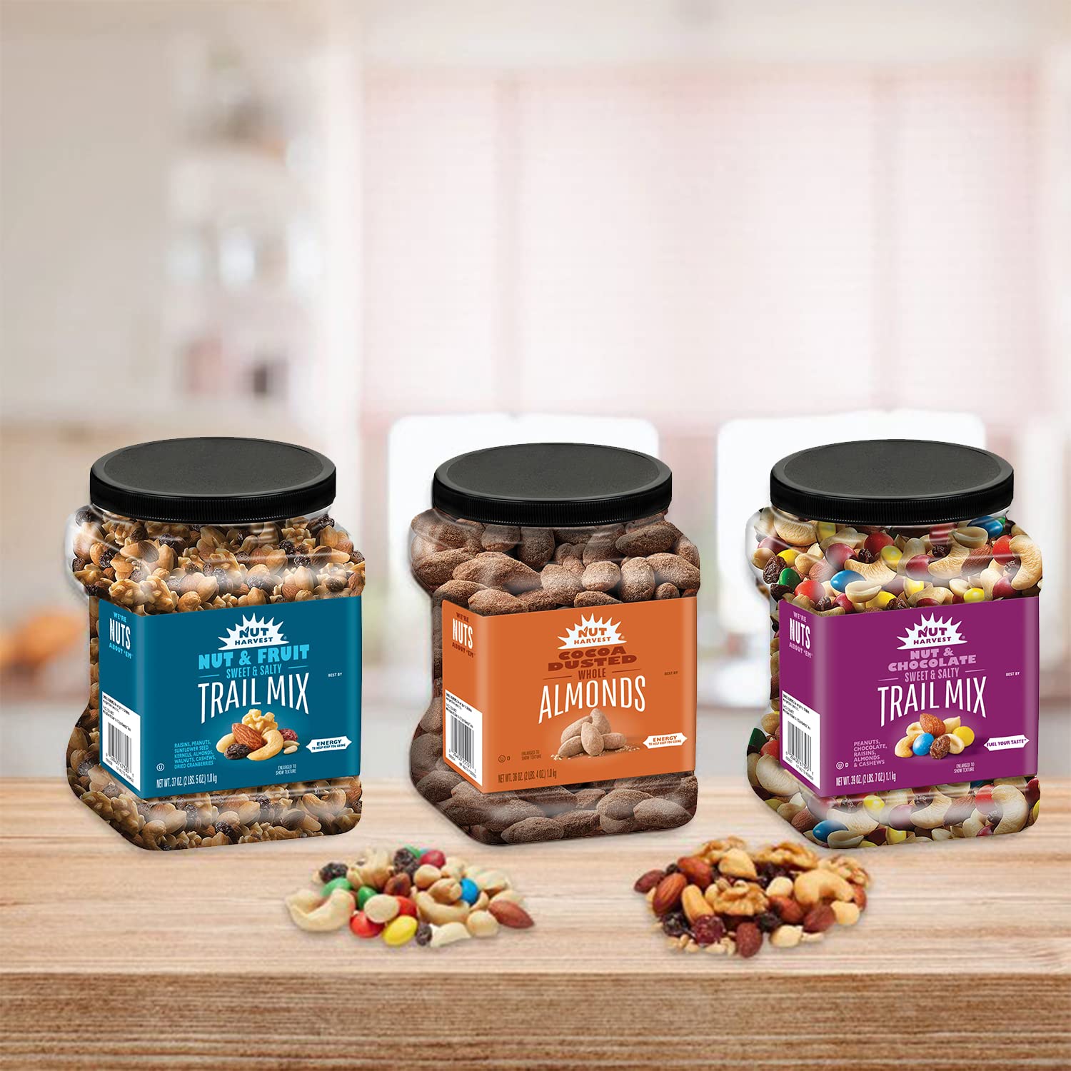 Nut Harvest, Nut & Fruit Mix, 37 Ounce Jar