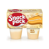 Snack Pack Banana Cream Pie Flavored Pudding Cups, 3.25 oz., 4-Count