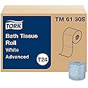 Tork Bath Tissue Roll Advanced 2-ply, Biodegradable 4x3.75", 500 sheets/roll, 48 rolls/case, TM6130S