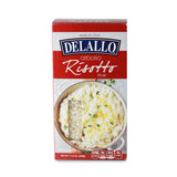 DeLallo Arborio Rice, For Risotto, Made in Italy, Short Grain Rice with High Starch Content, Gluten-Free, Kosher, Non-GMO, Vegan, Preservative Free, 17.6 oz Box, (3 Pack)