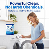 Earth Breeze Washing Machine Cleaner Tablets - 1 Year Supply - Deep Cleans, Removes Odors, Residue & Buildup - Front Load, Top Load & HE Washers