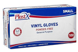 100 Count Vinyl Disposable Gloves Small Cleaning Plastic General Purpose Gloves Latex Free,