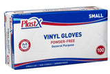 100 Count Vinyl Disposable Gloves Small Cleaning Plastic General Purpose Gloves Latex Free,