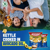 Jackson’s Potato Classic Kettle Chips with Sea Salt (1.5oz, Pack of 10) - Made with Avocado Oil - Allergen-friendly, Gluten Free, Peanut Free, Vegan