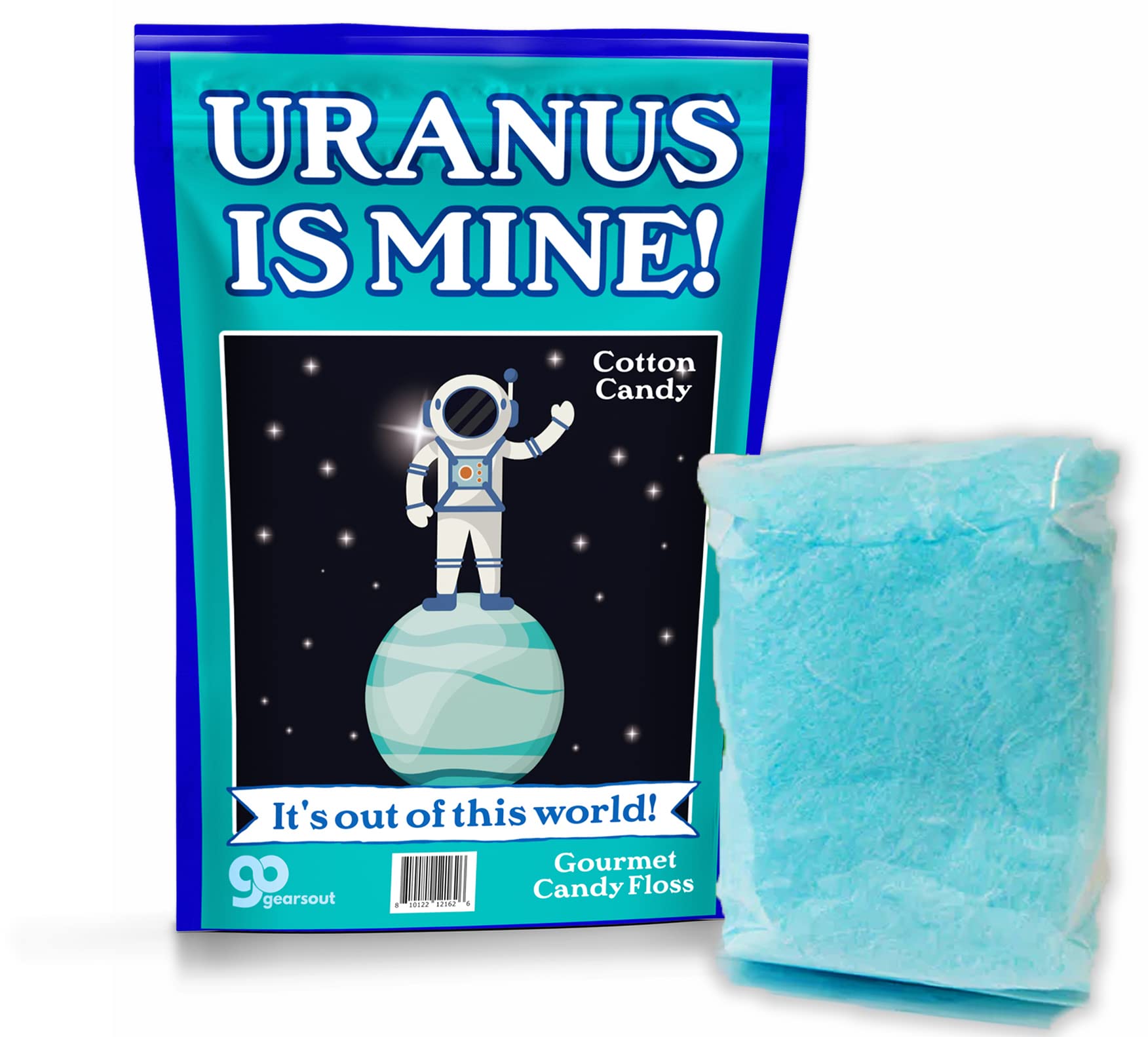 Uranus is Mine Cotton Candy - Funny Candy Gifts for Adults - Uranus Jokes Meme Gifts White Elephant Stocking Stuffers Crazy Valentines Food Ideas