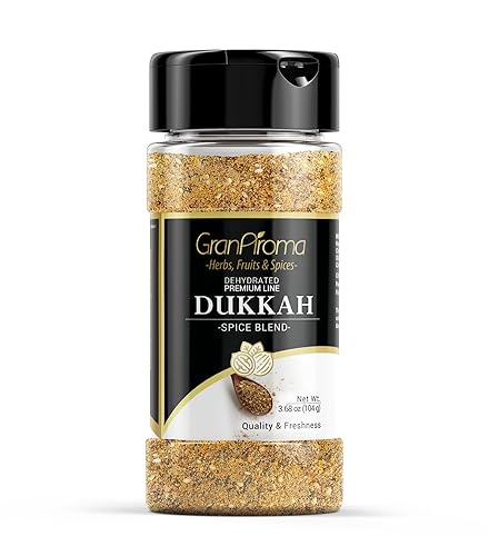 GranAroma Dukkah, Egyptian and Middle Eastern Spice Blend, Flavorful Blend (3.68 Ounce)