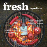 Pomegranate Fresno BBQ Sauce 3-pack - Bearfoot BBQ - Gluten Free, 13.3 oz, Small Batch, Non-GMO, No Preservatives, No Corn Syrup, No Seed Oils