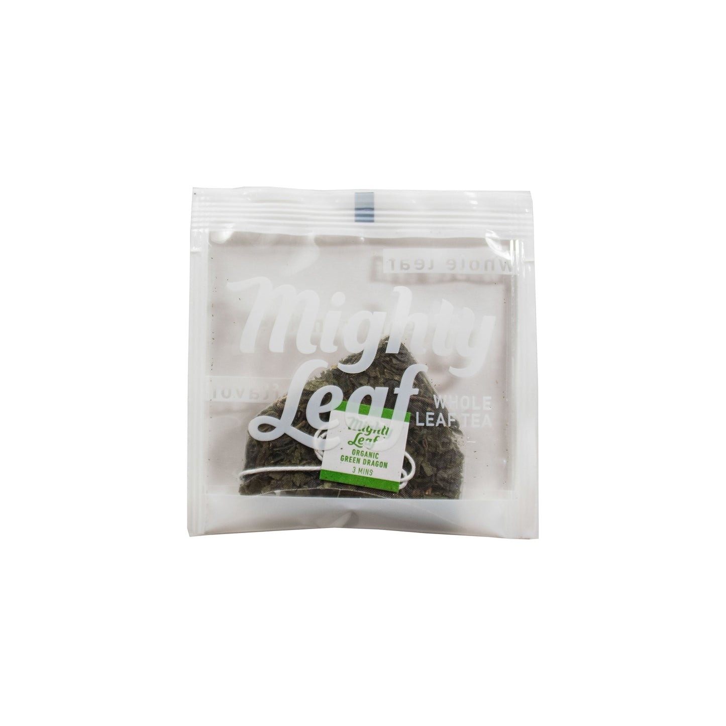 Mighty leaf Whole Leaf Tea, Organic Green Dragon, 15 Tea Bags Individual Pyramid-Style Tea Sachets of Lightly Caffeinated Organic Green Tea, Delicious