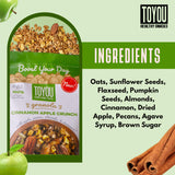 ToYou Snacks Granola, Dried Fruit and Granola Cereal, Gluten Free, Vegan, Healthy Snacks for Adults and Kids, Breakfast Cereal with Protein and Fiber