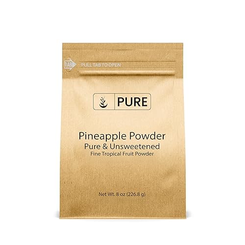 Pure Original Ingredients Pineapple Powder (8 oz) Smoothies & Cocktails, Always Pure, Flavor Additive