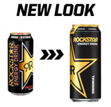 Rockstar Energy Drink, Core 4 Flavor Variety Pack, 16oz Cans (12 Pack) (Packaging May Vary)