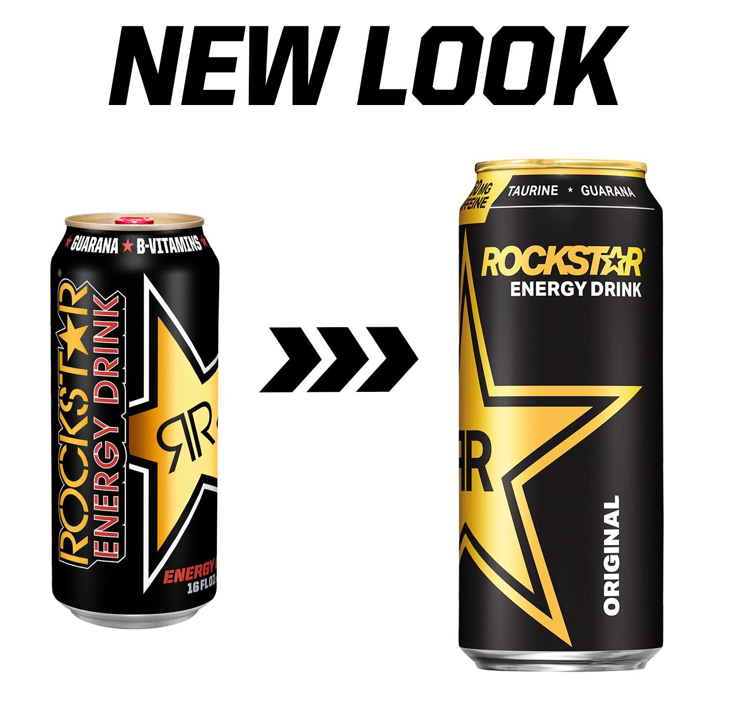 Rockstar Energy Drink, Core 4 Flavor Variety Pack, 16oz Cans (12 Pack) (Packaging May Vary)