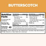 Sugar Free Butterscotch Hard Candy Bulk Bag Holiday Candies - 1 Pound Approx. 75 Individually Wrapped Butter Scotch Flavored Sugar Free Candy