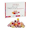 ZYRA Turkish Delight - Woman Owned Brand - Luxury with Assorted Fruit - Rose, Strawberry, Raspberry, Blackberry, Lemon, Orange - Authentic Premium