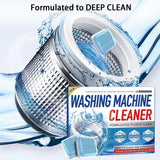 Biaccrss Washing Machine Cleaner Tablets, 24 Pack, 12 Month Supply, Pet-Safe Formula, HE Compatible for Top & Front Load Washers, Septic Safe