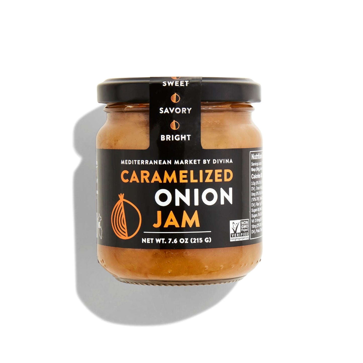 Mediterranean Market by Divina Caramelized Onion Jam, 7.6 OZ