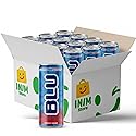 BLU Classic Energy Drink, 12 Pack Slim Cans, 8.4 fl oz (250 mL) Each, Bundle by INIM Store