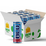 BLU Classic Energy Drink, 12 Pack Slim Cans, 8.4 fl oz (250 mL) Each, Bundle by INIM Store