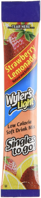 Wyler’s Light Singles-To-Go Sugar Free Drink Mix, Peach Iced Tea, 8 CT Per Box (Pack of 4)