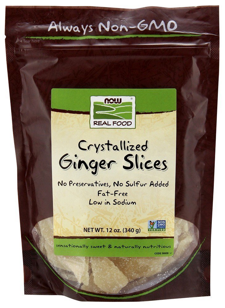 Now Foods Ginger Slices (Crystallized) - 12 oz. ( Multi-Pack)